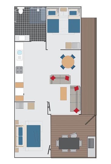 accessible-executive-two-bedroom-villa-floor-map
