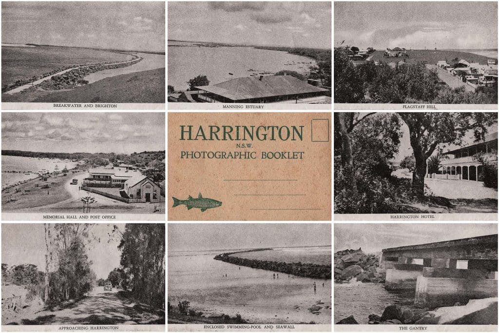 An image showing historic images of Harrington.