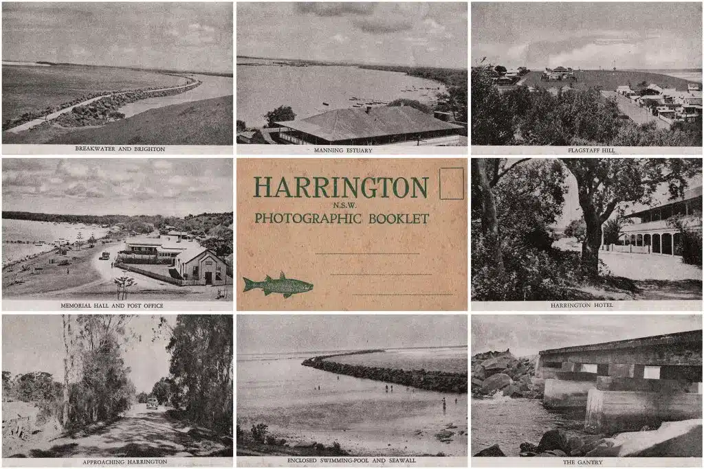 An image showing historic images of Harrington.